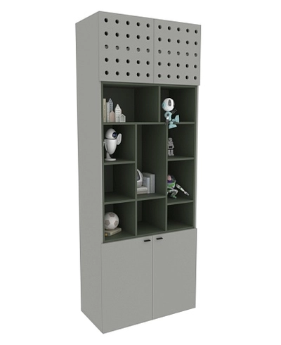 Шкаф книжный, фасады в эмали LE223.1