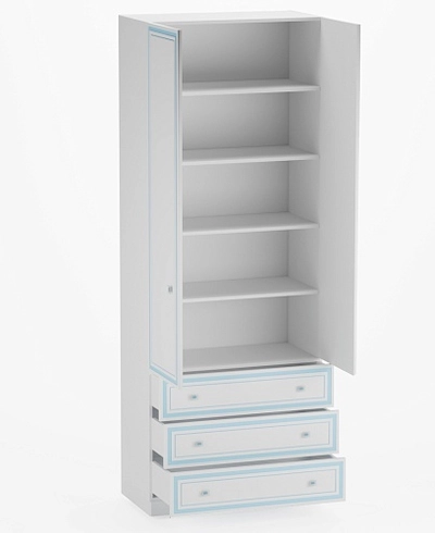 Шкаф двухдверный с ящиками А213