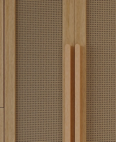Шкафная группа, фасады натуральный ротанг Лацио 15