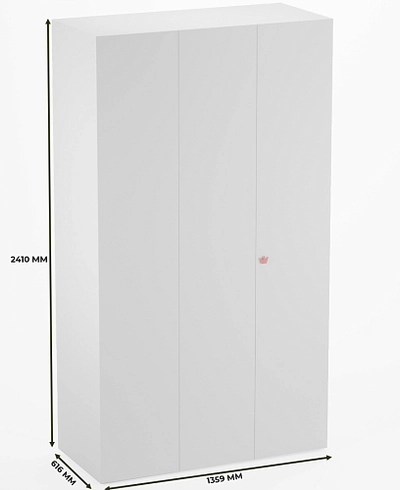 Шкаф со складными дверьми и фальш панелью L206 L/R