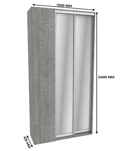 Угловой шкаф-купе LG-204 L/R