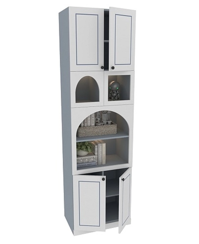 Шкаф-пенал с фигурным вырезом A249.2