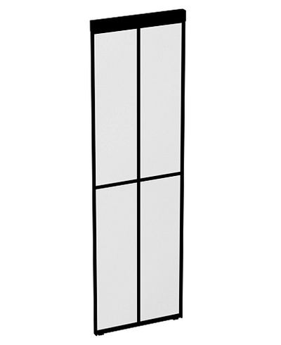 Сатинированная перегородка для зонирования в студии, стекло Сатинато GRACE 10