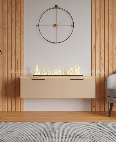 Тумба ТВ напольная с электрокамином L-548.351