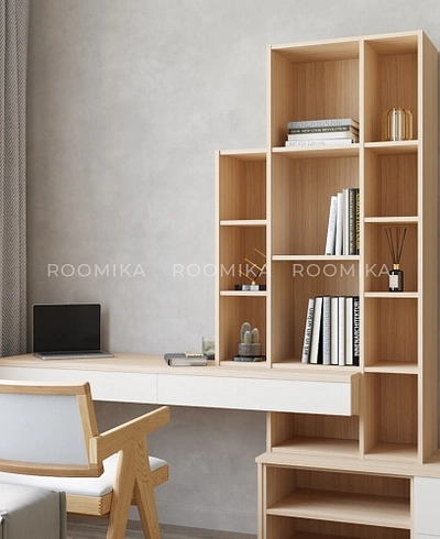 Стол-стеллаж R180 L/R