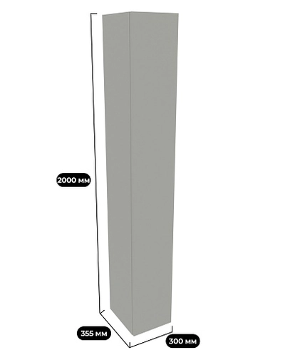 Шкаф R314.1 на тумбу R502, R508