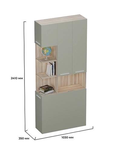 Шкаф с нишей с подсветкой L212.3-90