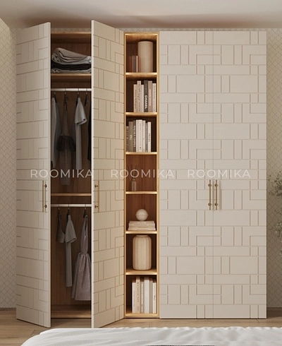 Шкафная группа Лацио фрезерованные фасады в эмали 33