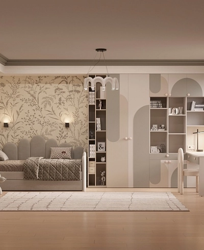 Лацио детская фрезерованные фасады в эмали 88