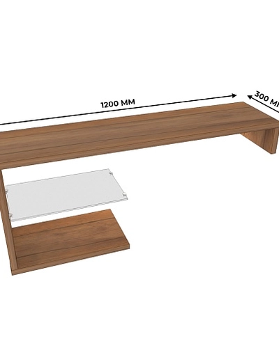 Приставка L112 к тумбе L501, L503, L505 с подсветкой L/R