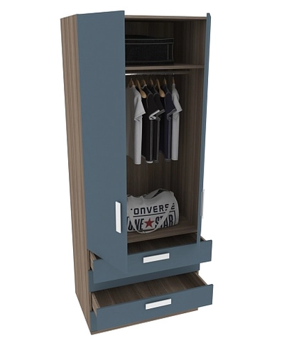 Шкаф двухдверный ,4 ящика E204