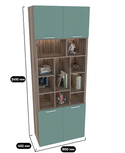 Шкаф книжный LG223.1