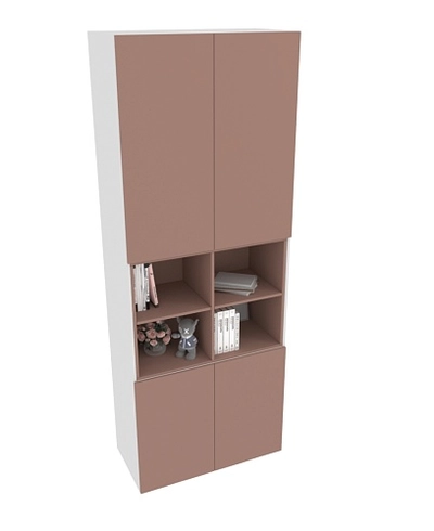 Шкаф книжный с нишей L216