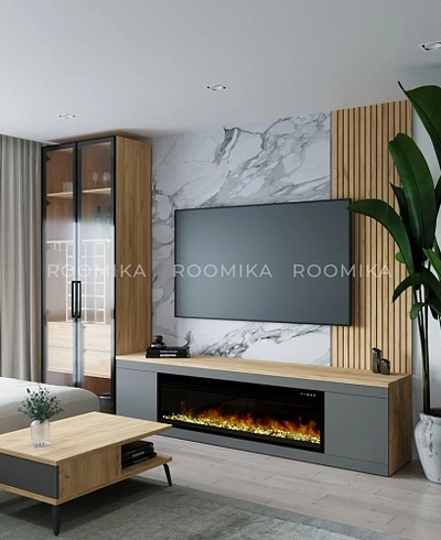 Шкаф-бар со встроенными ящиками R217