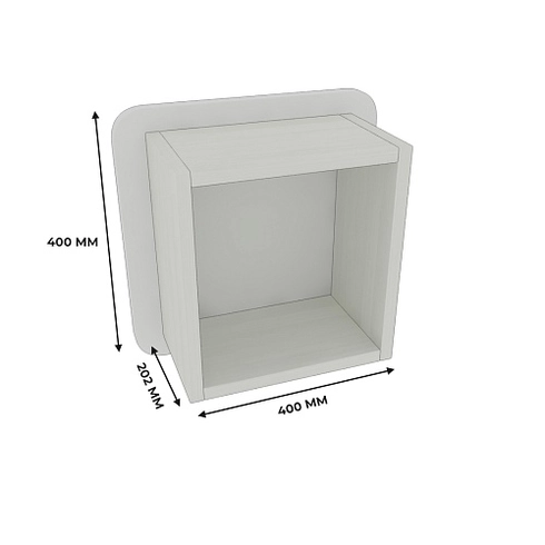 Полка навесная с панелью МДФ P100