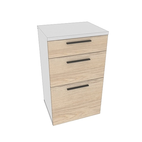 Тумба узкая 2 ящ. L875