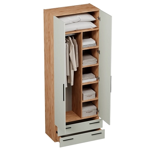 Шкаф двухдверный с ящиками L211.44