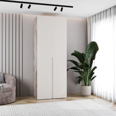 Шкаф 2 дверный, фасады в эмали LE210.60-4