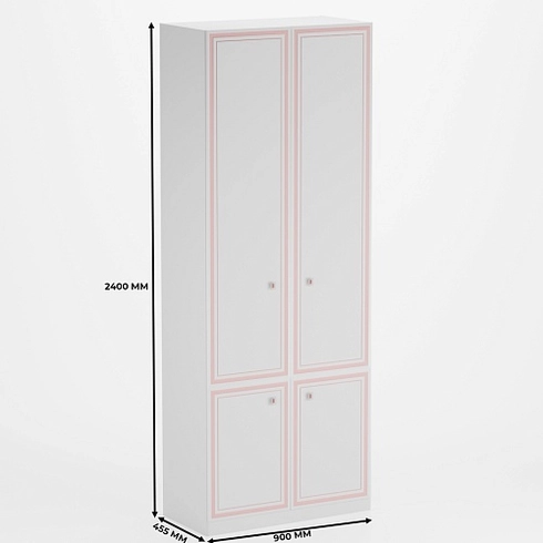 Шкаф двухдверный с перемычкой А210.44-4Р