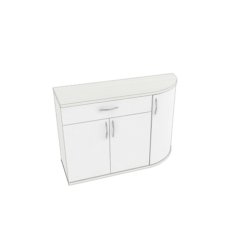 Тумба 3-х дверная с ящиком P874 L/R