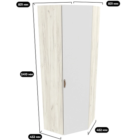 Шкаф угловой равносторонний L218.1