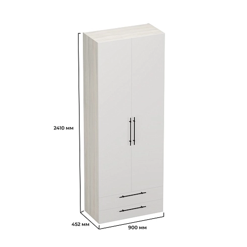 Шкаф двустворчатый с ящиками L211.44