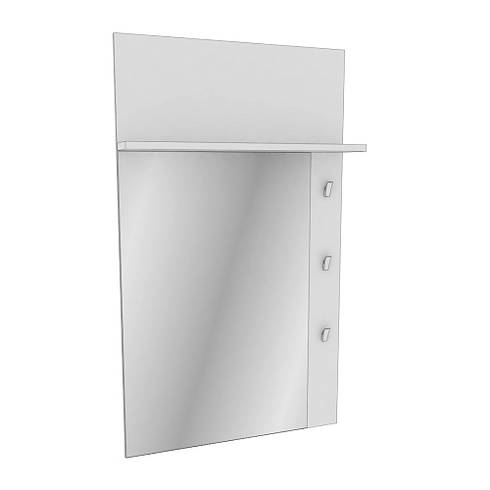 Панель зеркало с полкой и крючками L190 L/R