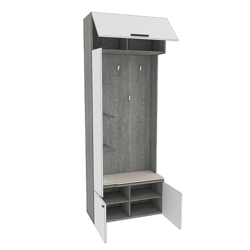 Секция с вешалкой и полками с подсветкой LG409 L/R