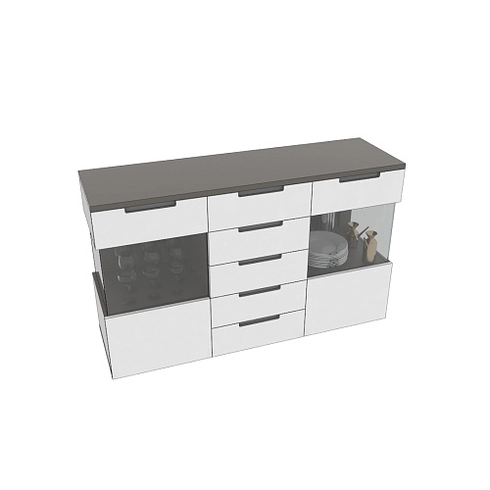 Комод, фасады в эмали LE-707