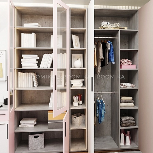 Шкаф двухдверный узкий L210.44-4