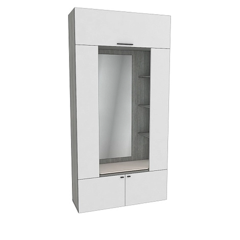 Секция с зеркалом и полками с подсветкой LG408