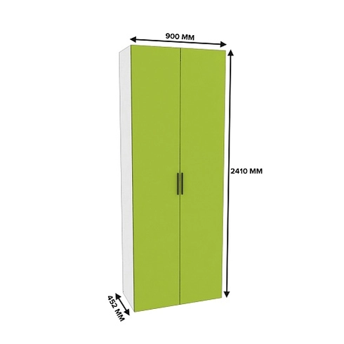 Шкаф двухдверный узкий L210.44-4