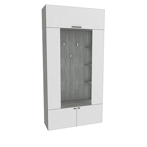 Секция под крючки с полками с подсветкой LG418 L/R