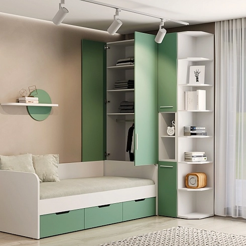 Шкаф двухдверный с фальш-панелью L212.4-90