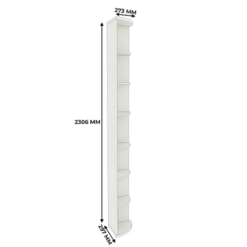 Стеллаж завершающий P235 L/R