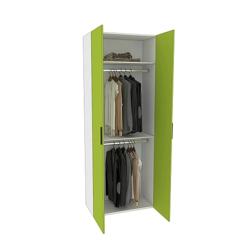 Шкаф двухдверный узкий L210.44-1