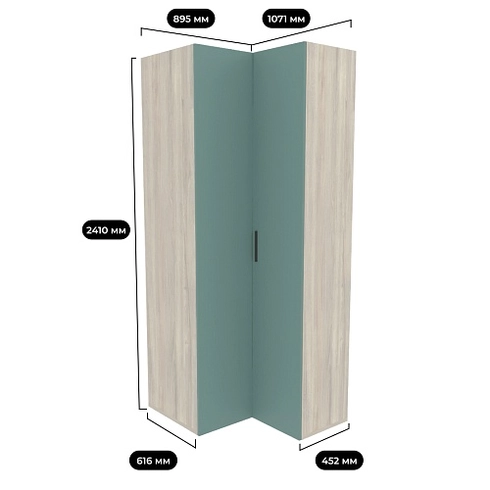 Шкаф угловой L207 L/R