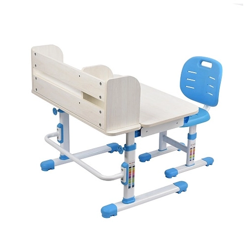 Комплект парта + стул трансформеры Carezza Blue-w FUNDESK