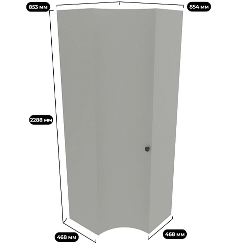Шкаф угловой P218.1