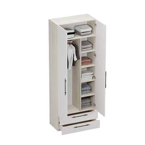 Шкаф двустворчатый с ящиками L211.44