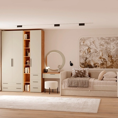 Шкаф однодверный с ящиками L223