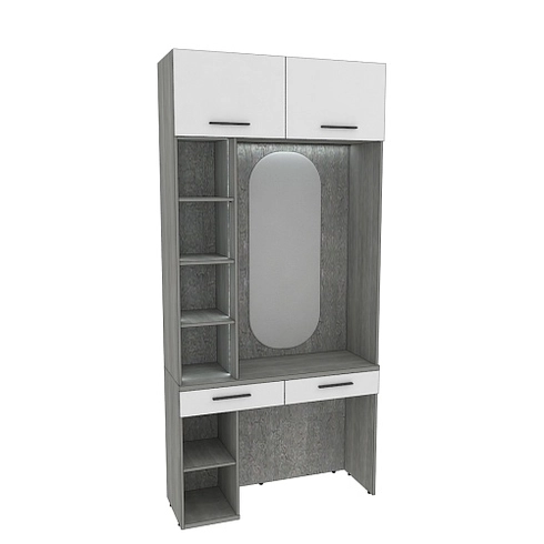 Столик туалетный с антресолью и стеллажом с подсветкой LG415