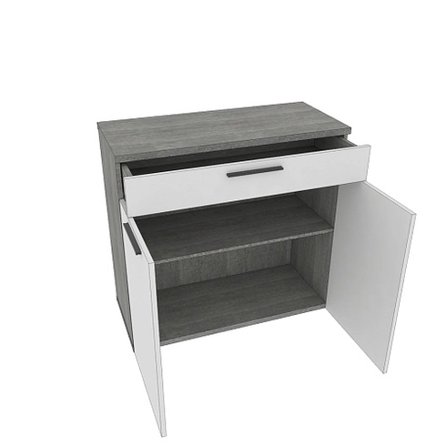 Тумба широкая 2 дверная с ящиком LG-876