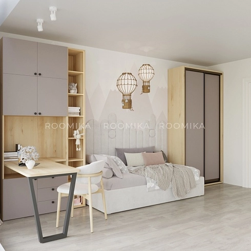 Cтеллаж открытый глубокий L233.44 с подсветкой