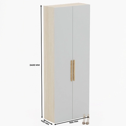 Шкаф двустворчатый L210.40-4