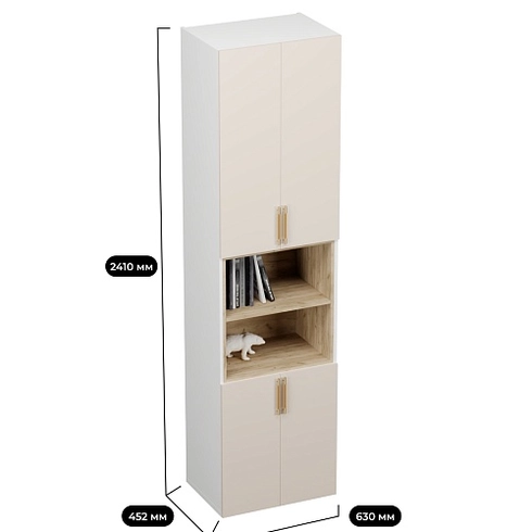 Шкаф книжный с нишей L228.44