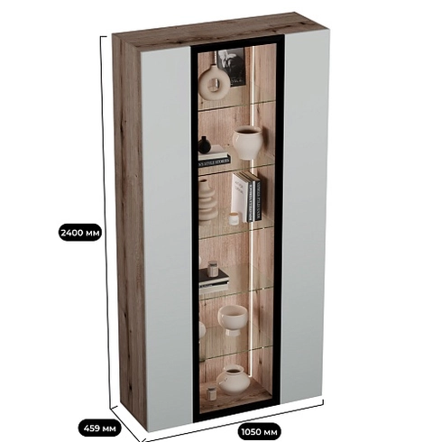 Шкаф-витрина с подсветкой R252