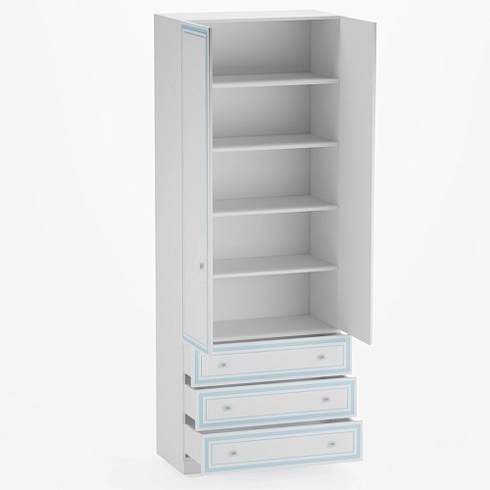 Шкаф двухдверный с ящиками А213