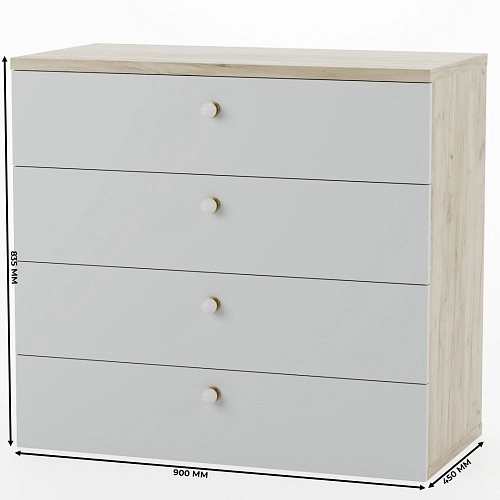 Комод 4 ящика L704