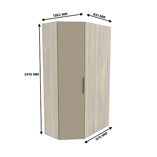 Шкаф угловой с подсветкой L209.44 L/R